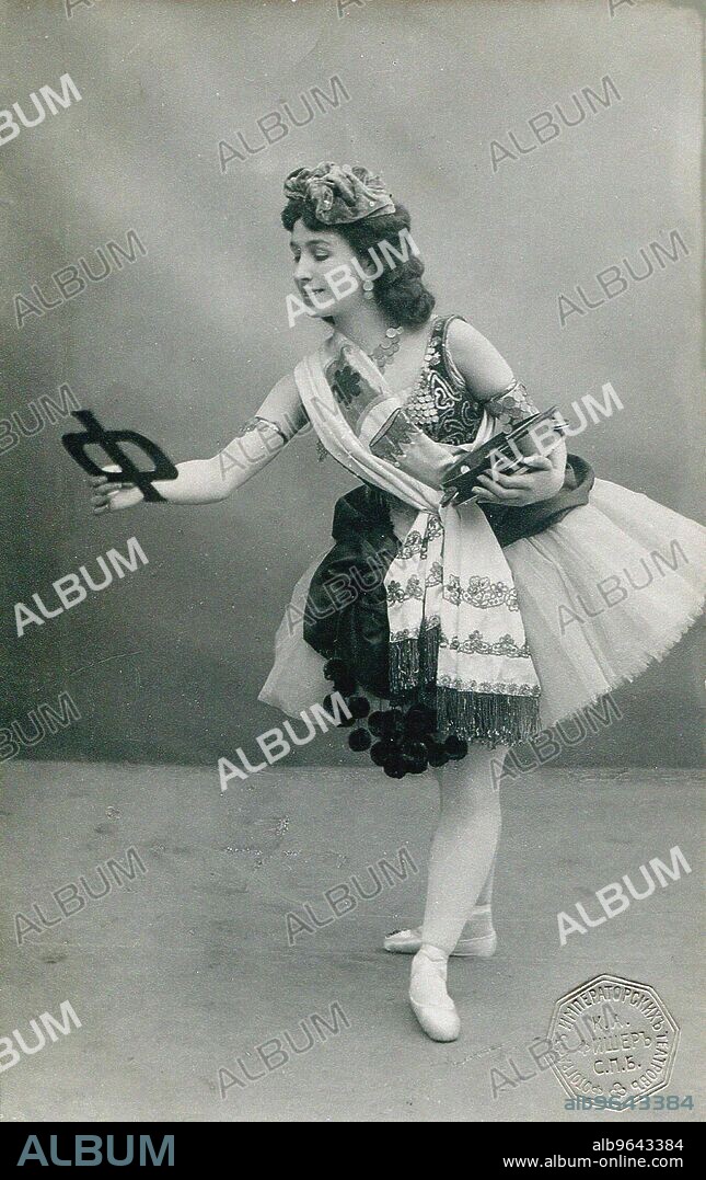 KARL AUGUST FISCHER. Matilda Kschessinska as Esmeralda in the Ballet "La Esmeralda" by C. Pugni und J. Perrot.