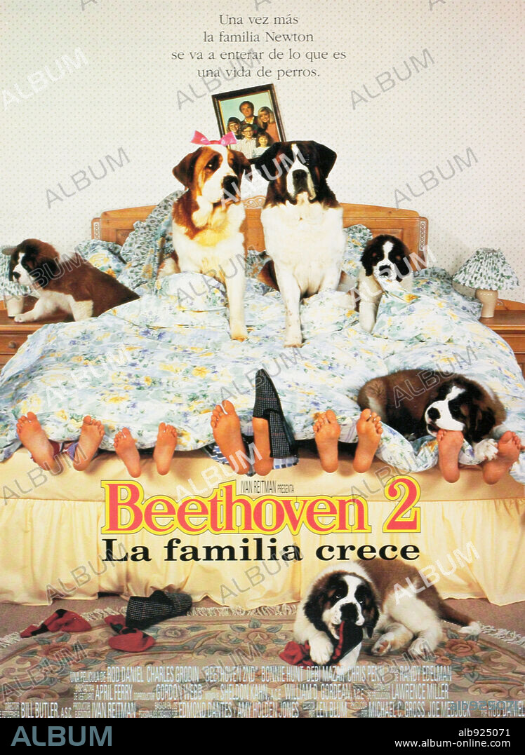 Poster of BEETHOVEN'S 2ND, 1993. Copyright UNIVERSAL PICTURES.