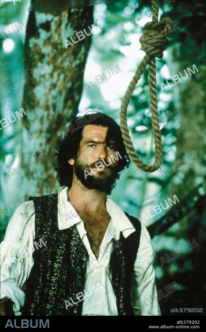 PIERCE BROSNAN in ROBINSON CRUSOE, 1997, unter der Regie von GEORGE MILLER. Copyright MIRAMAX.