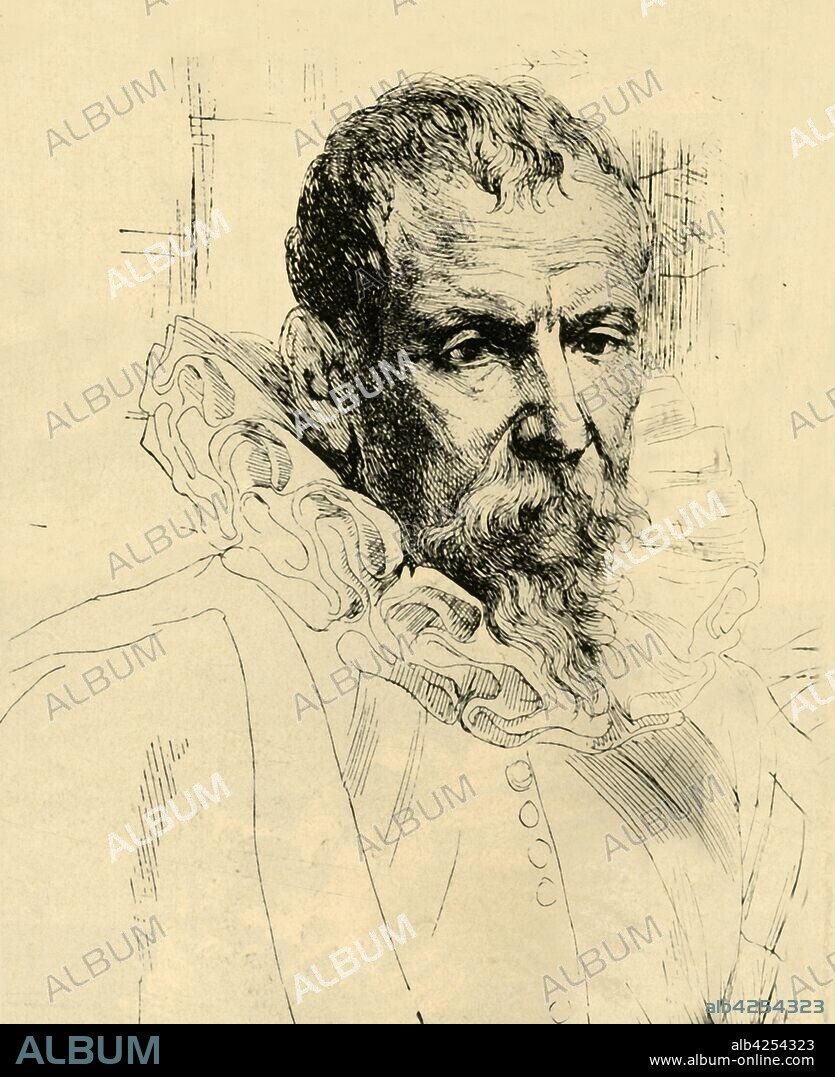 'Portrait of Peter Bruegel', 1883.Pieter Bruegel the Elder (c.1525/30-1569) was the most significant artist of Dutch and Flemish Renaissance painting, a painter and printmaker from Brabant, known for his landscapes and peasant scenes (so called genre painting); he was a pioneer in making both types of subject the focus in large paintings. From "St. Nicholas: Volume X. Part I., November 1882, to May 1883". [Scribner & Co., New York, 1883].