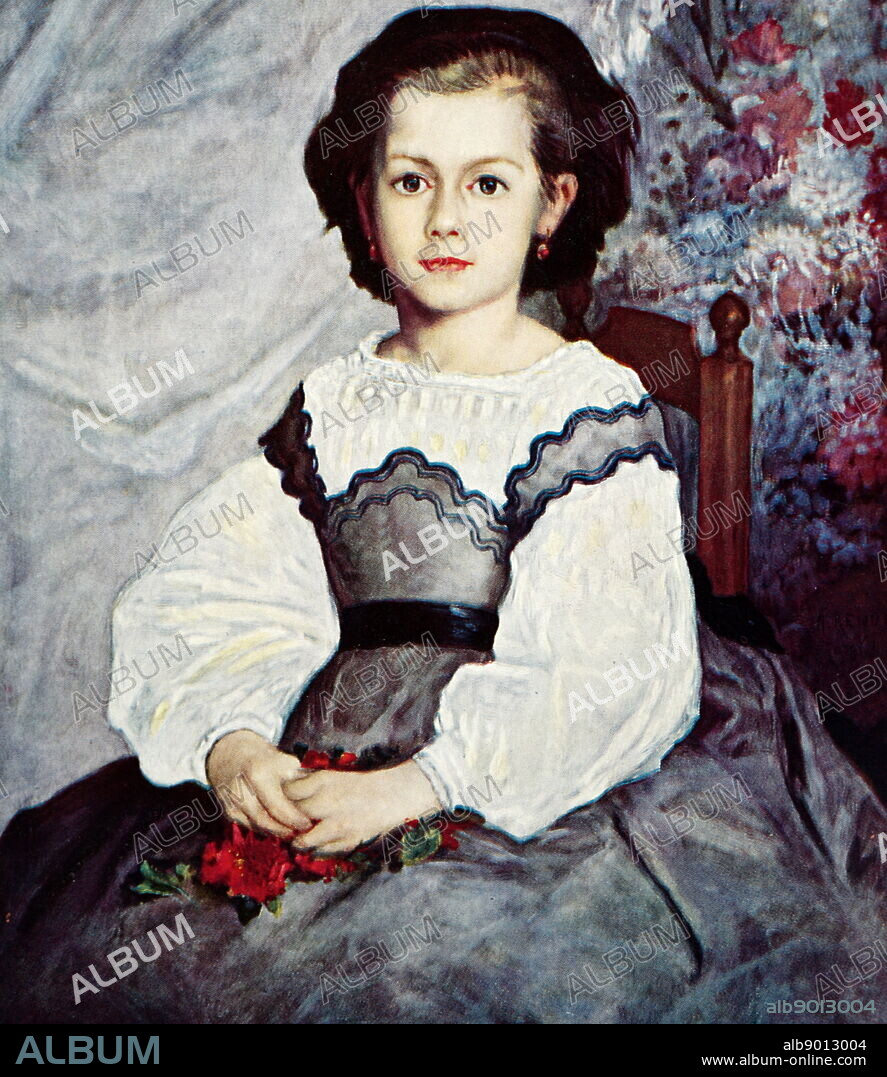 Painting titled 'Coco (Claude Renoir)' by Pierre-Auguste Renoir (1841-1919) a French artist of the Impressionist style. Dated 20th Century.