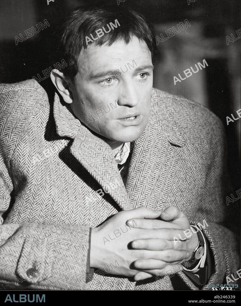 RICHARD HARRIS en EL INGENUO SALVAJE, 1963 (THIS SPORTING LIFE), dirigida por LINDSAY ANDERSON. Copyright RANK.