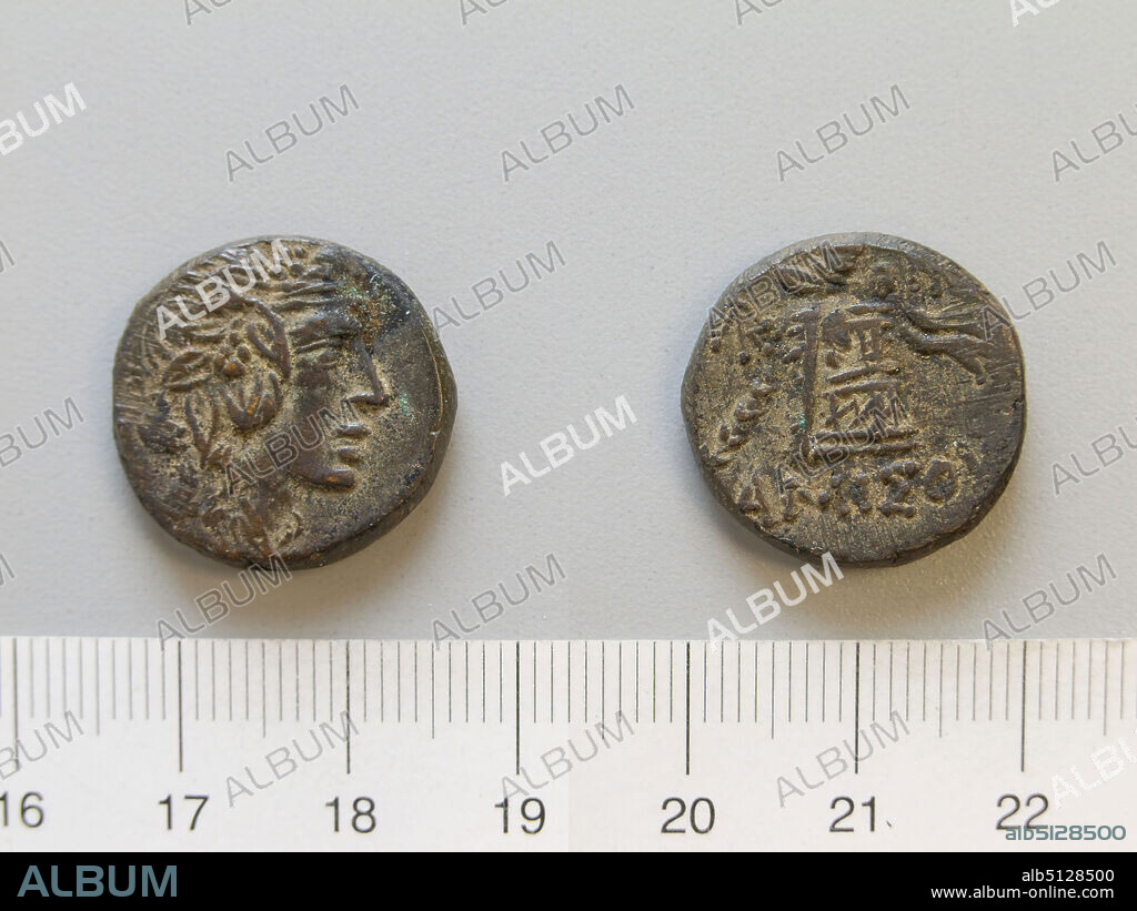 Ruler: Mithridates VI, King of Pontus, Pontian, ca. 13263 B.C., ruled 12063 B.C.Mint: Amisus, Coin of Mithridates VI, King of Pontus from Amisus, 12063 B.C., Orichalcum, 8.2 g, 12:00, 20 mm, Made in Amisus, Greek, 2nd1st century B.C., Numismatics.