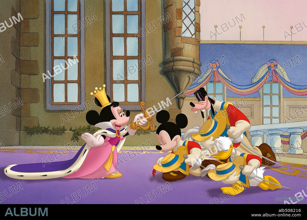 LOS TRES MOSQUETEROS, 2004 (MICKEY, DONALD, GOOFY: THE THREE MUSKETEERS), dirigida por DONOVAN COOK. Copyright WALT DISNEY PICTURES.