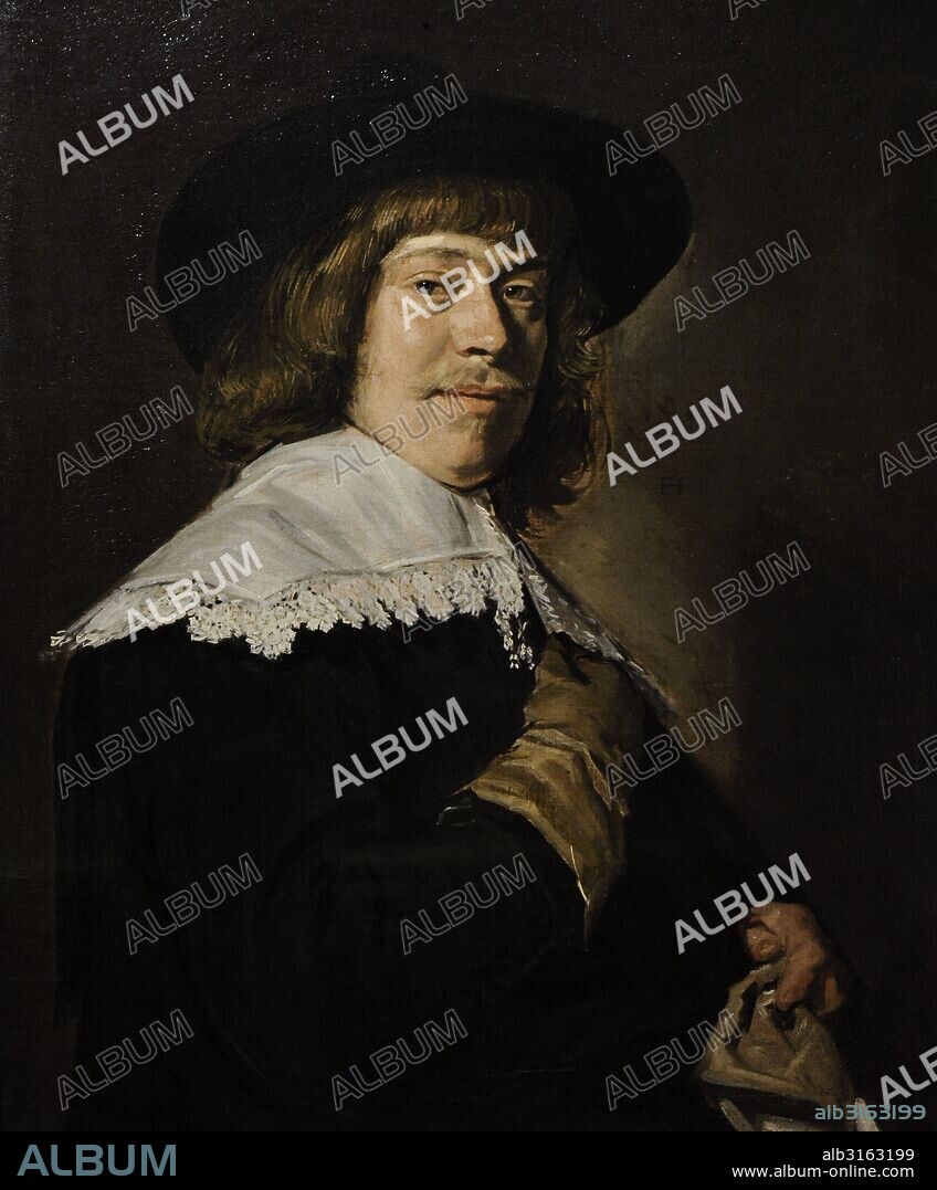 Frans Hals (1582-1666). Pintor neerlandés de la Escuela barroca holandesa. Retrato de un joven con guante, hacia 1650. Museo del Hermitage (The State Hermitage Museum). San Petersburgo. Rusia.