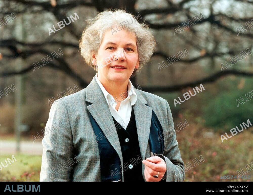 Nüsslein-Volhard, Christiane Biologin, Direktorin am Max-Planck-Institut für Entwicklungsbiologie in Tübingen, Nobelpreis für Medizin 1995. geb. 1942. Foto, 1998.