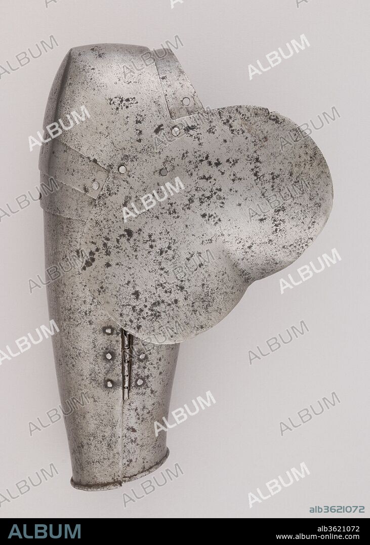 Forearm Defense (Vambrace) and Elbow Defense (Couter). Culture: Italian. Dimensions: H. 11 3/4 in. (29.8 cm); W. 7 1/2 in. (19.1 cm); D. 5 in. (12.7 cm); Wt. 1 lb. 10.1 oz. (739.9 g). Date: ca. 1400.