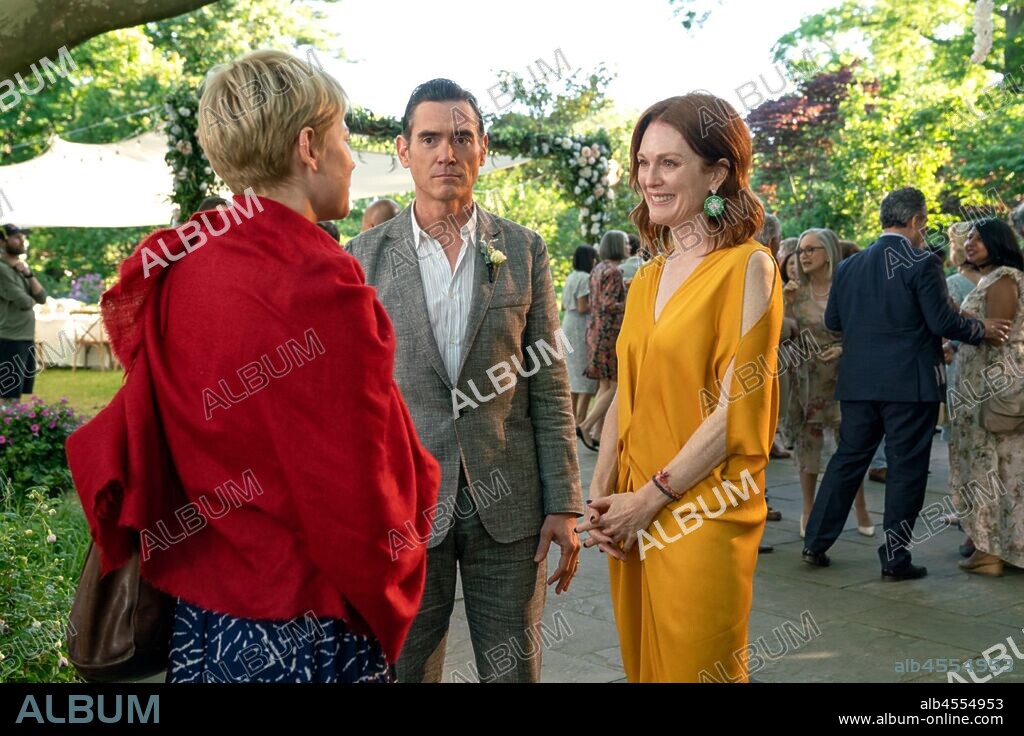 BILLY CRUDUP, JULIANNE MOORE et MICHELLE WILLIAMS dans AFTER THE WEDDING, 2019, réalisé par BART FREUNDLICH. Copyright PATW, Paradox Studios, Rock Island.