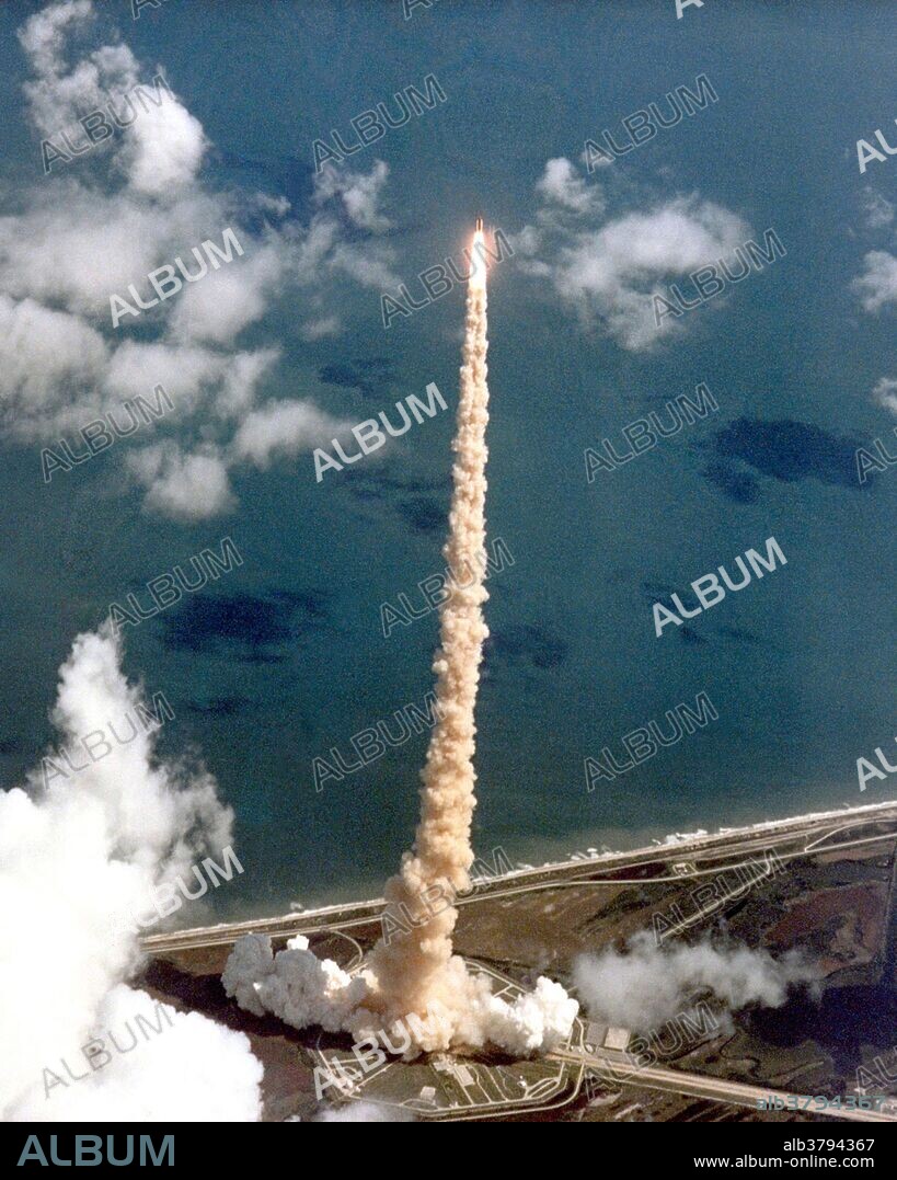 STS-34 was a NASA Space Shuttle mission using Atlantis. It was the 31st shuttle mission overall, and the fifth flight for Atlantis. STS-34 launched from Kennedy Space Center, Florida, on October 18, 1989, and landed at Edwards Air Force Base, California, on October 23. The primary payload, the Galileo spacecraft with its attached Inertial Upper Stage (IUS), was successfully deployed on its journey to Jupiter. STS-34 was only the second shuttle flight to deploy a planetary spacecraft, the first being STS-30, which deployed the Magellan spacecraft. Galileo became the first spacecraft to orbit an outer planet and to penetrate the atmosphere of an outer planet. Also, the spacecraft was scheduled to make the first extended observations of the Jovian system and first direct sampling of Jupiter's atmosphere, as well as the first asteroid flybys.