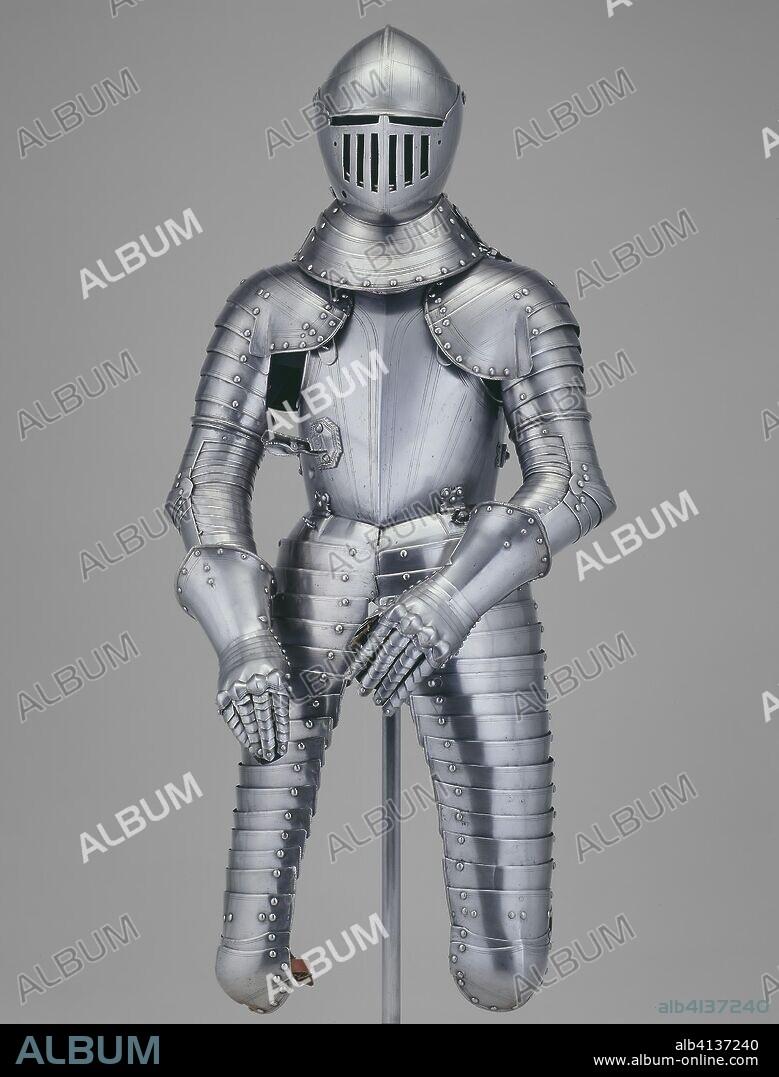 Armor for Heavy Calvary (Cuirassier). Italian; Milan. Date: 1605-1615. Dimensions: H. 127 cm (50 in.). Steel and leather. Origin: Milan.