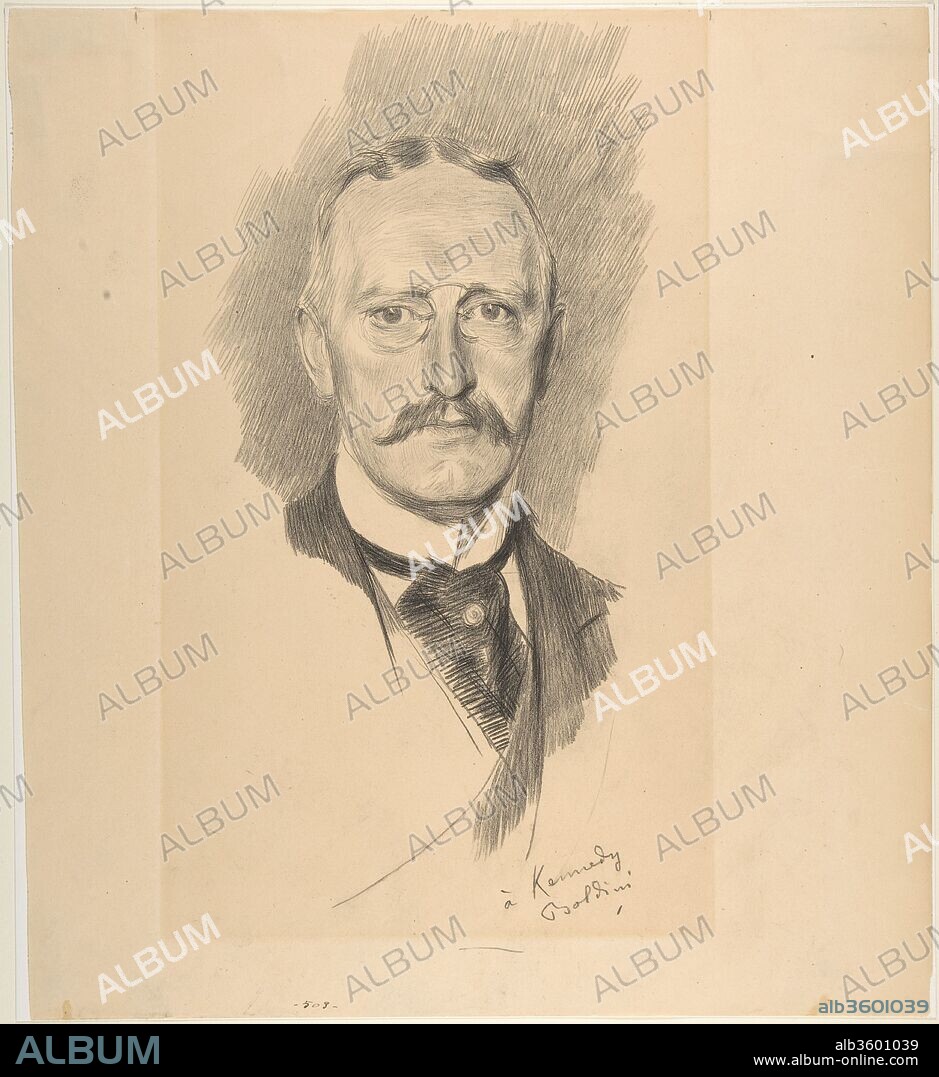 Portrait of Edward G. Kennedy (1849-1932). Artist: Giovanni Boldini (Italian, Ferrara 1842-1931 Paris). Dimensions: 14 3/16 x 12 7/8in. (36 x 32.7cm). Date: 1842-1931.