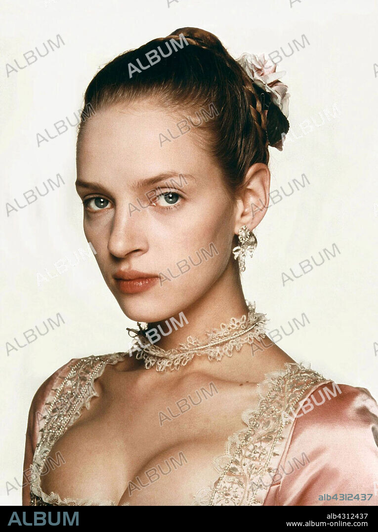 UMA THURMAN en LAS AMISTADES PELIGROSAS, 1988 (DANGEROUS LIAISONS), dirigida por STEPHEN FREARS. Copyright WARNER BROTHERS.