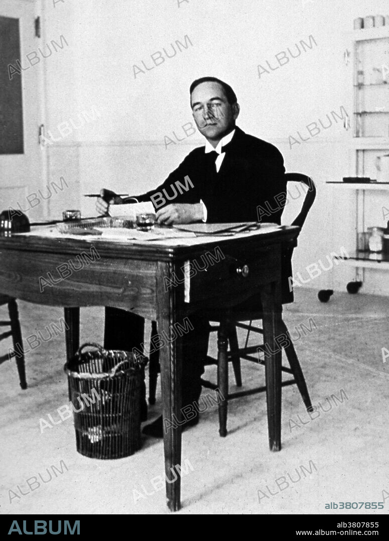 Hugh Hampton Young (1870-1945) was an American surgeon, urologist, and medical researcher. Young's contributions to the medical field are several inventions and discoveries; the "boomerang needle", a type of surgical needle designed for working with deep incisions, the Young punch, an instrument used in prostatectomy procedures and, with associates the discovery of the antiseptic merbromin, more popularly known as Mercurochrome. Young is also credited with performing the first radical perineal prostatectomy, an operation for removal of prostate cancer.