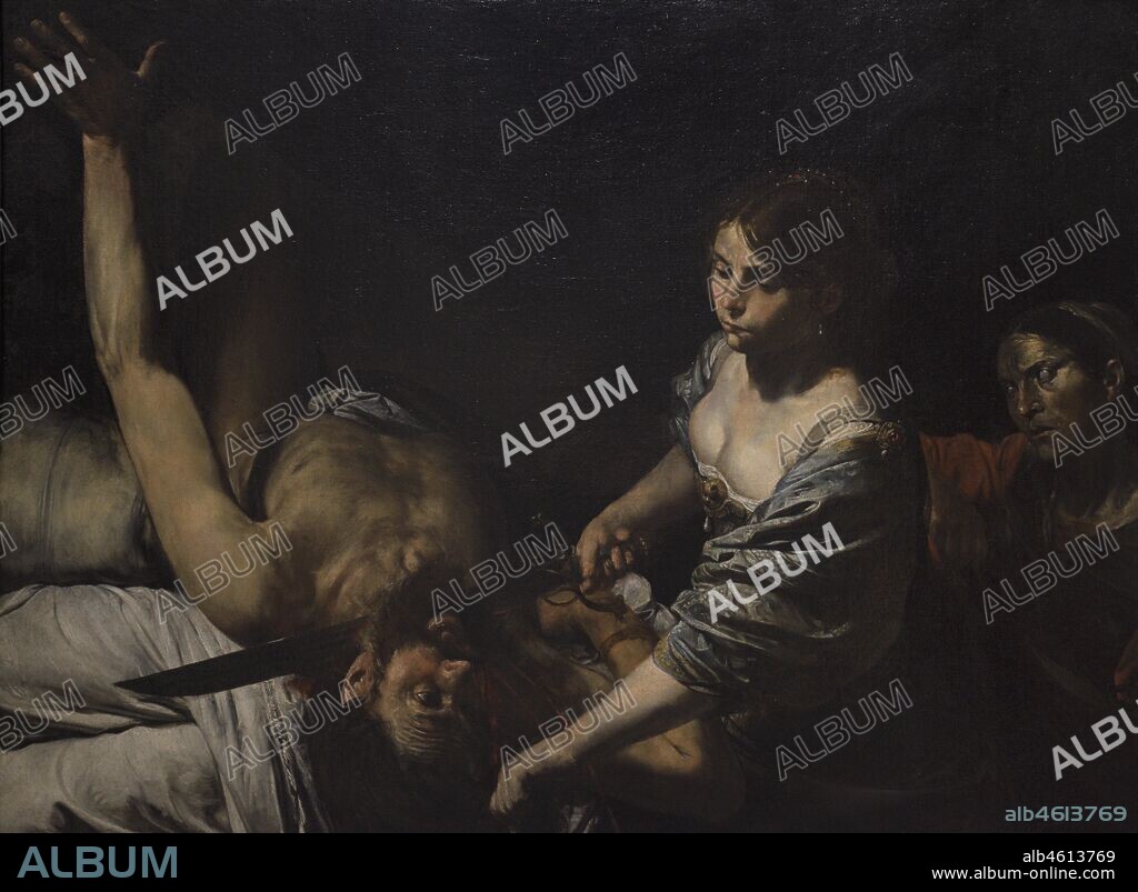 Valentin de Boulogne (1591-1632). French Baroque painter. Judith and Holofernes, 1624. Oil on canvas. National Museum of Fine Arts. Valletta. Malta.