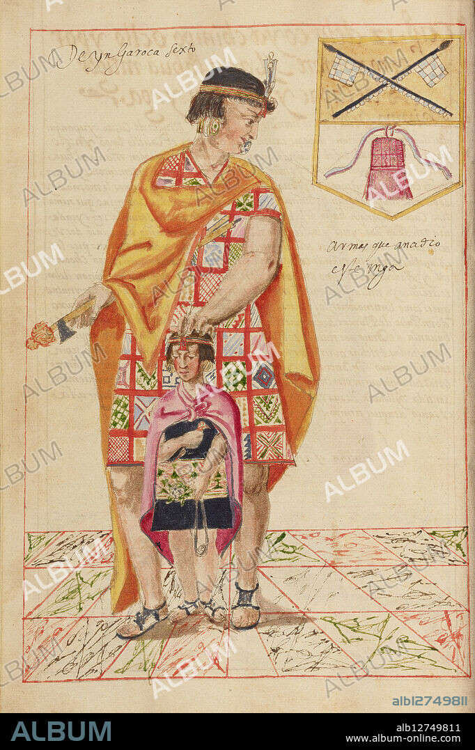 Inca Roca, completed in 1616.   Additional Info:Historia general del Piru.