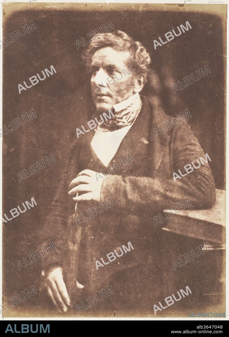 ROBERT ADAMSON (PHOTOGRAPHE) et PHOTOGRAPHE) DAVID OCTAVIUS HILL (PEINTRE. Hartcourt (Brother of Archbishop of York). Artist: David Octavius Hill (British, Perth, Scotland 1802-1870 Edinburgh, Scotland); Robert  Adamson (British, St. Andrews, Scotland 1821-1848 St. Andrews, Scotland). Photography Studio: Hill and Adamson (British, active 1843-1848). Date: 1843-47.