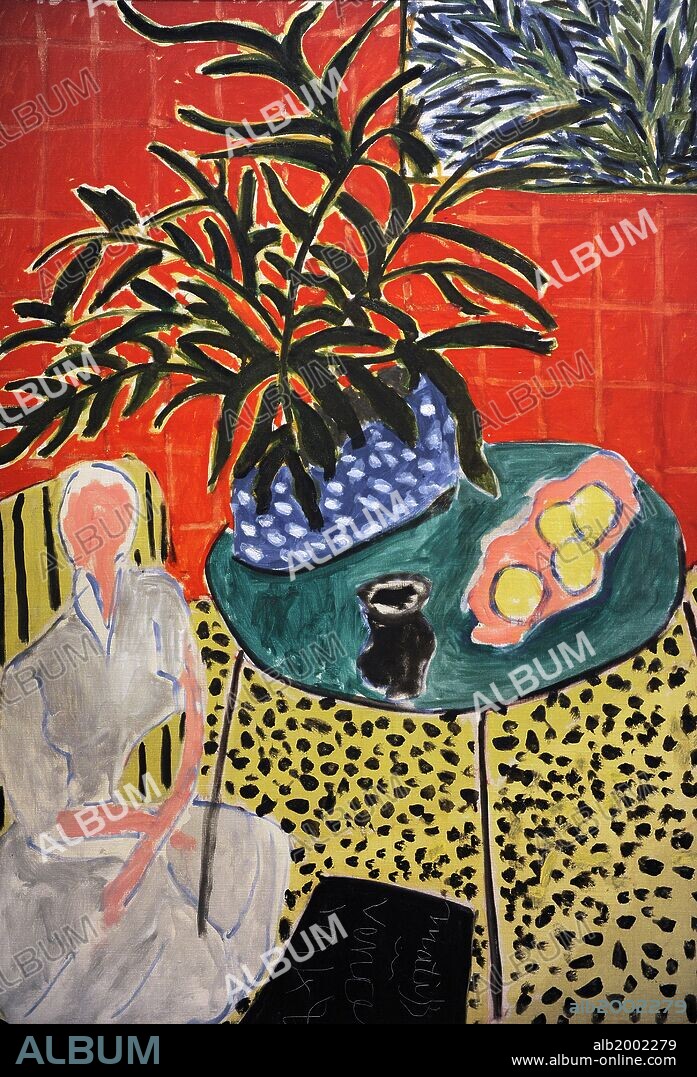 Henri Matisse (1869-1954). French painter. Interior with Black Fern, 1948. Fondation Beyeler. Basel. Switzerland.