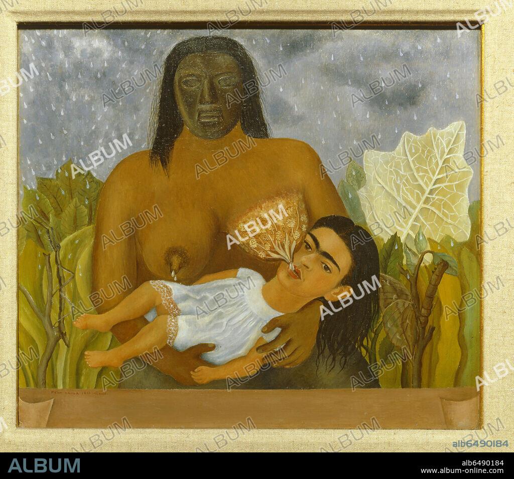 FRIDA KAHLO. My Nurse and I, 1937. 
 
Museo Dolores Olmedo Patiño, Xochimilco, Mexico City.