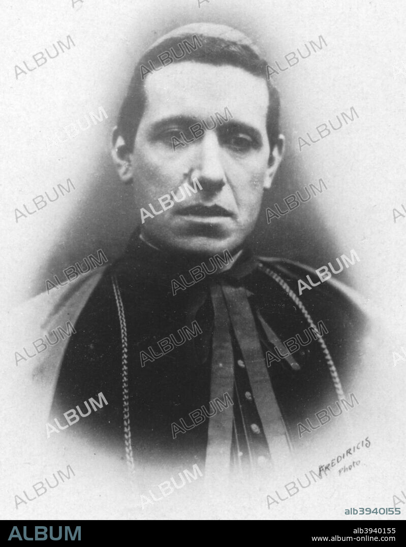 'Cardinal Rampolla', c1893. Mariano Rampolla del Tindaro (1843-1913), Italian Cardinal in the Roman Catholic Church. From the 2e collection [Felix Potin, c1893].