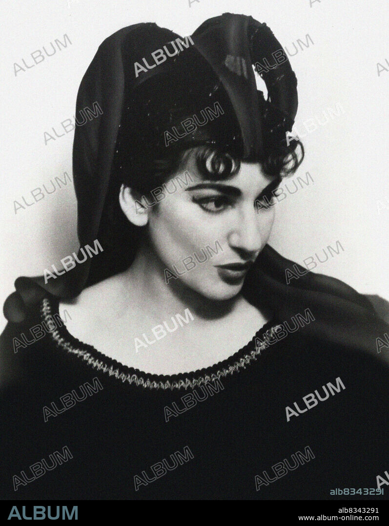 ANONYMOUS. Maria Callas as Leonora in the opera Il Trovatore by Giuseppe Verdi.