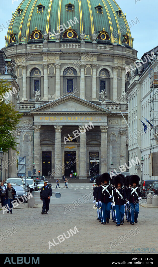 The Royal Life Guards (Den Kongelige Livgarde) is an infantry regiment of the Danish Army; founded in 1658 by King Frederik III. It serves in two roles: as a front line combat unit; and as a guard/ceremonial unit to the Danish monarchy. The Royal Life Guards provide a permanent guard at the Amalienborg Palace.