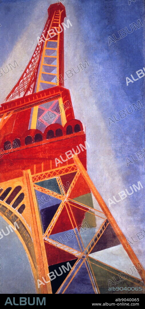 The Eiffel Tower', 1926 Artist: Robert Delaunay. Robert Delaunay (April 12, 1885 to October 25, 1941) was a French artist. He was born in Paris, France, and died in Montpellier, France. Delaunay concentrated on impressionism, while his later works were more abstract.