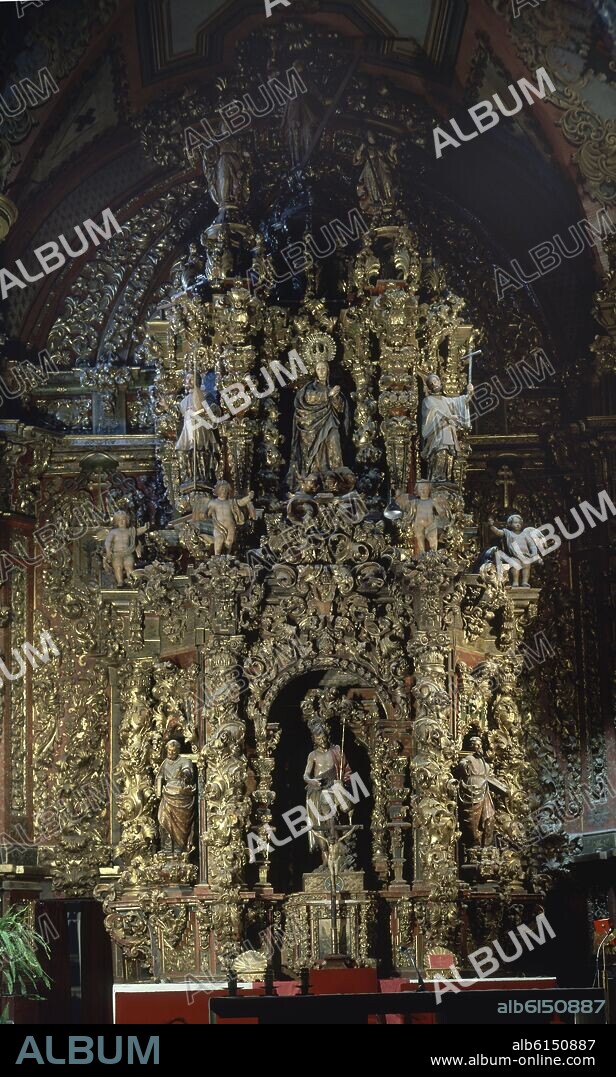 RETABLO MAYOR DE LA CATEDRAL DE BADAJOZ - SIGLO XVIII - ESTILO CHURRIGUERESCO.