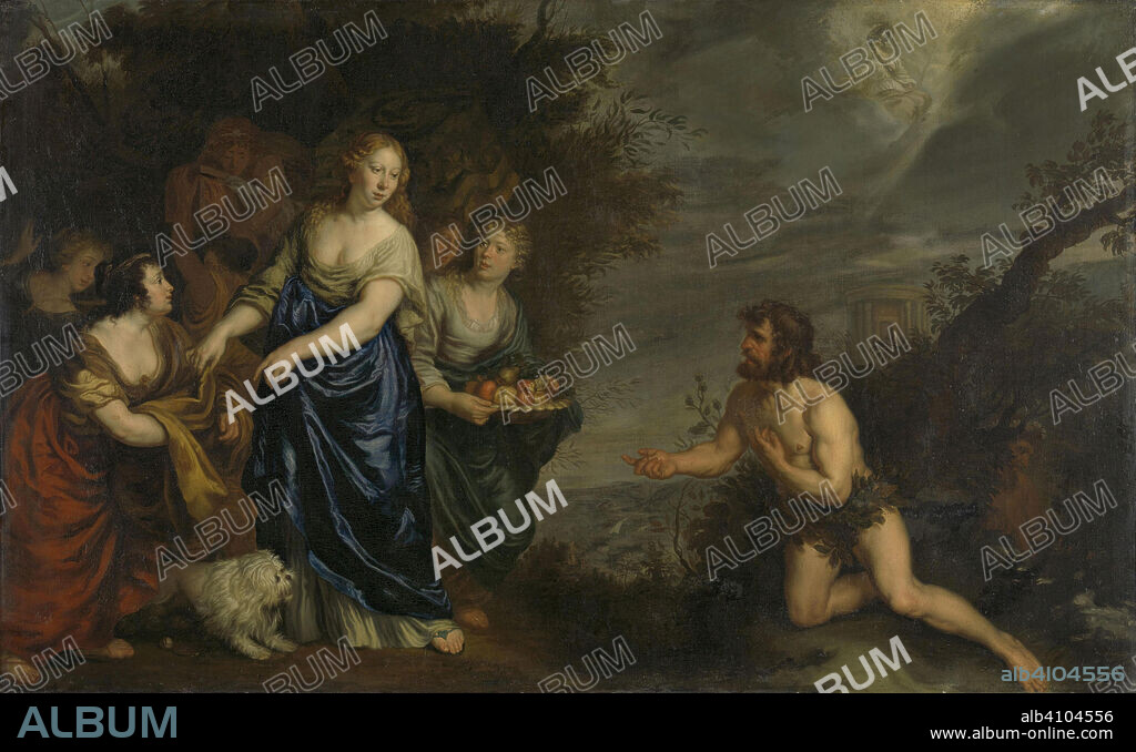 JOACHIM VON SANDRART (MENTIONED ON OBJECT). Odysseus and Nausicaa. Dating: c. 1630 - c. 1688. Measurements: h 103.5 cm × w 168.5 cm × t 4.0 cm.