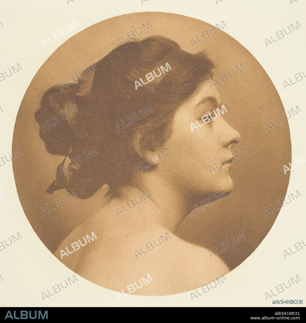 JAMES WELLS CHAMPNEY. A Study, c. 1899. Photogravure, no. 16 from the portfolio "American Pictorial Photography, series ii” (1901); edition 34/150.