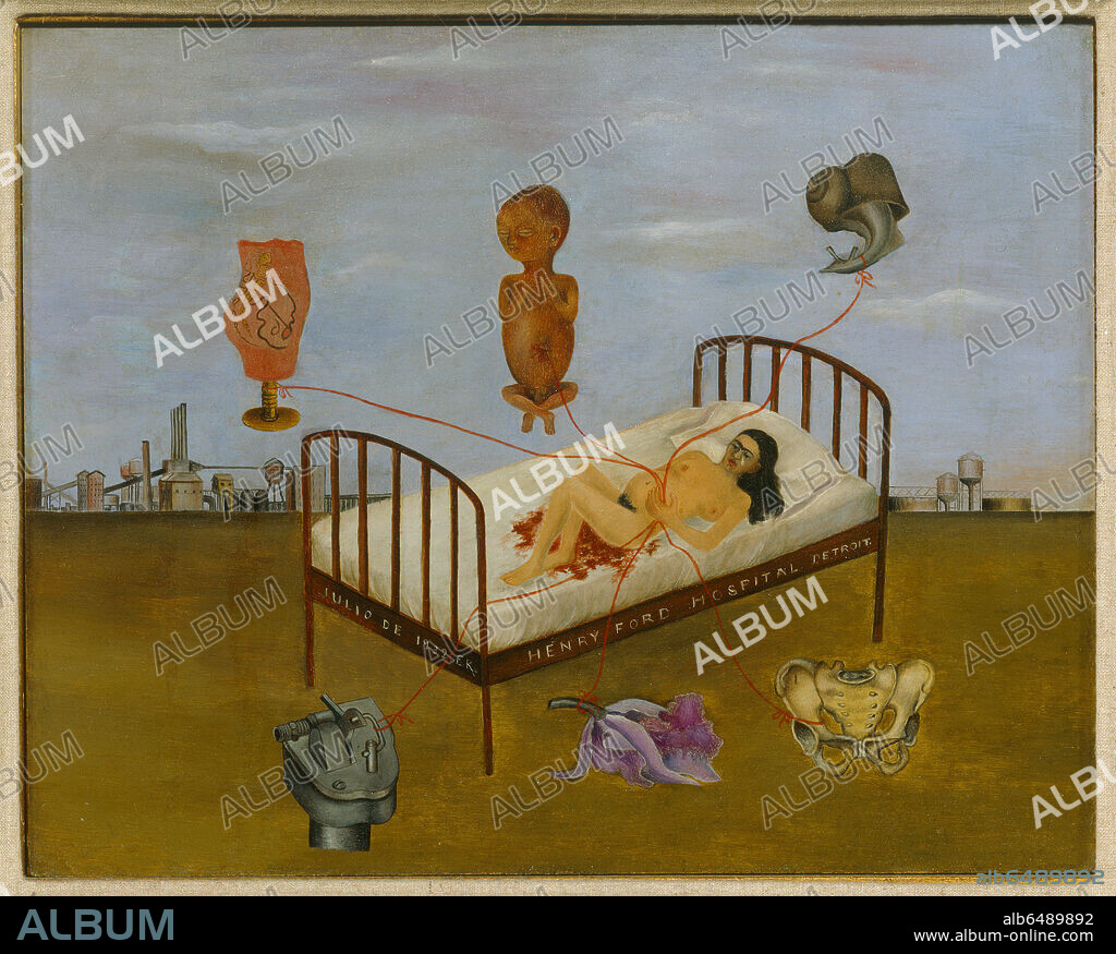FRIDA KAHLO. Henry Ford Hospital, 1932. 
 
Museo Dolores Olmedo Patiño, Xochimilco, Mexico City.