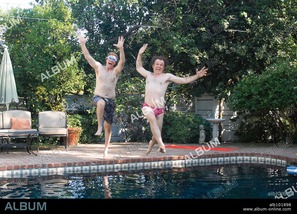 JOHN C. REILLY and WILL FERRELL in STEP BROTHERS, 2008, directed by ADAM MCKAY. Copyright APATOW PRODUCTIONS / LAMANA, GEMMA.
