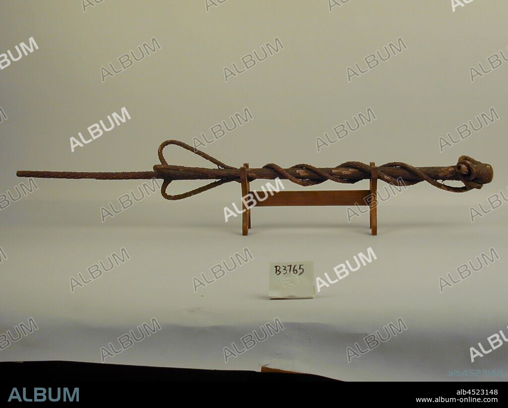 Islamic, Turkish, Cigarette Pipe, 19th century, Twisted pine, Overall: 30 5/8 × 3 3/4 × 3 inches (77.8 × 9.5 × 7.6 cm).