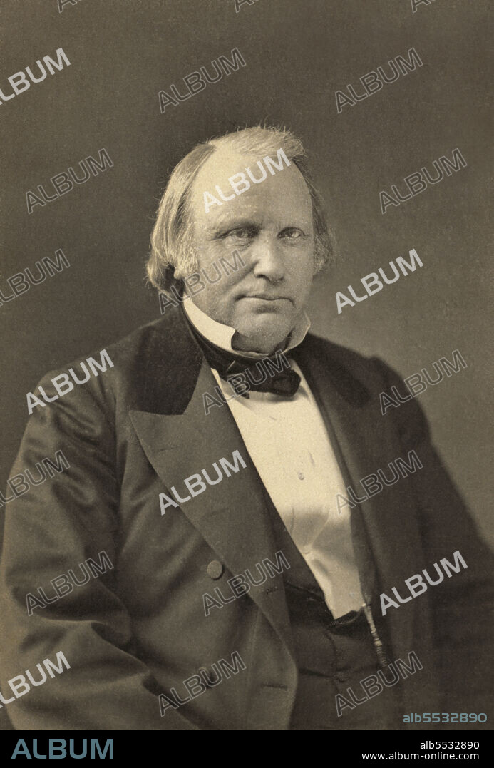 Henry Wilson (1812-1875), American Politician, U.S. Vice President 1873-1875, U.S. Senator from Massachusetts 1855-1873, half-length Portrait, Unidentified Artist, 1873.