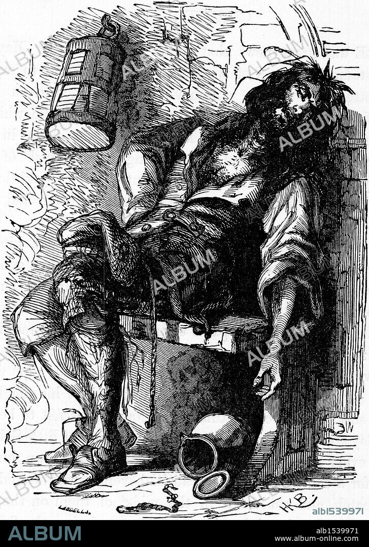 Charles Dickens, Barnaby Rudge, 1841, illustration, 19th century.