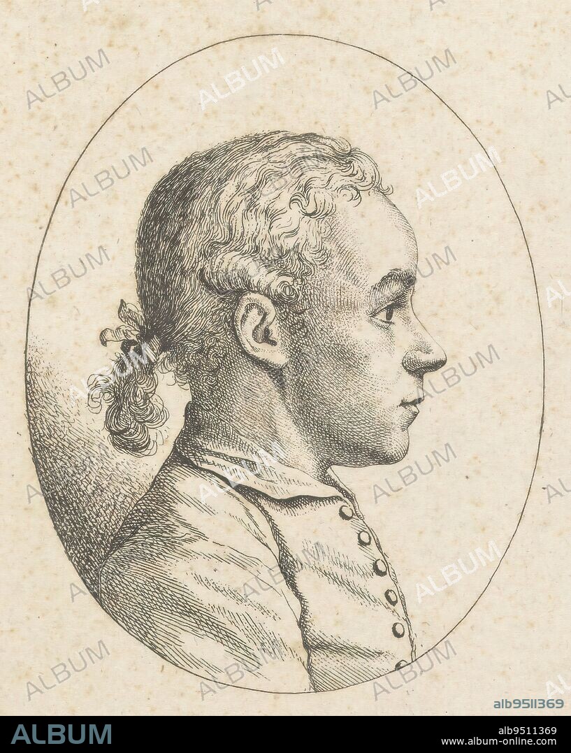 Portrait of Peter im Baumgarten, print maker: Georg Friedrich Schmoll, Germany, 1700 - 1785, paper, engraving, height 122 mm × width 109 mm.