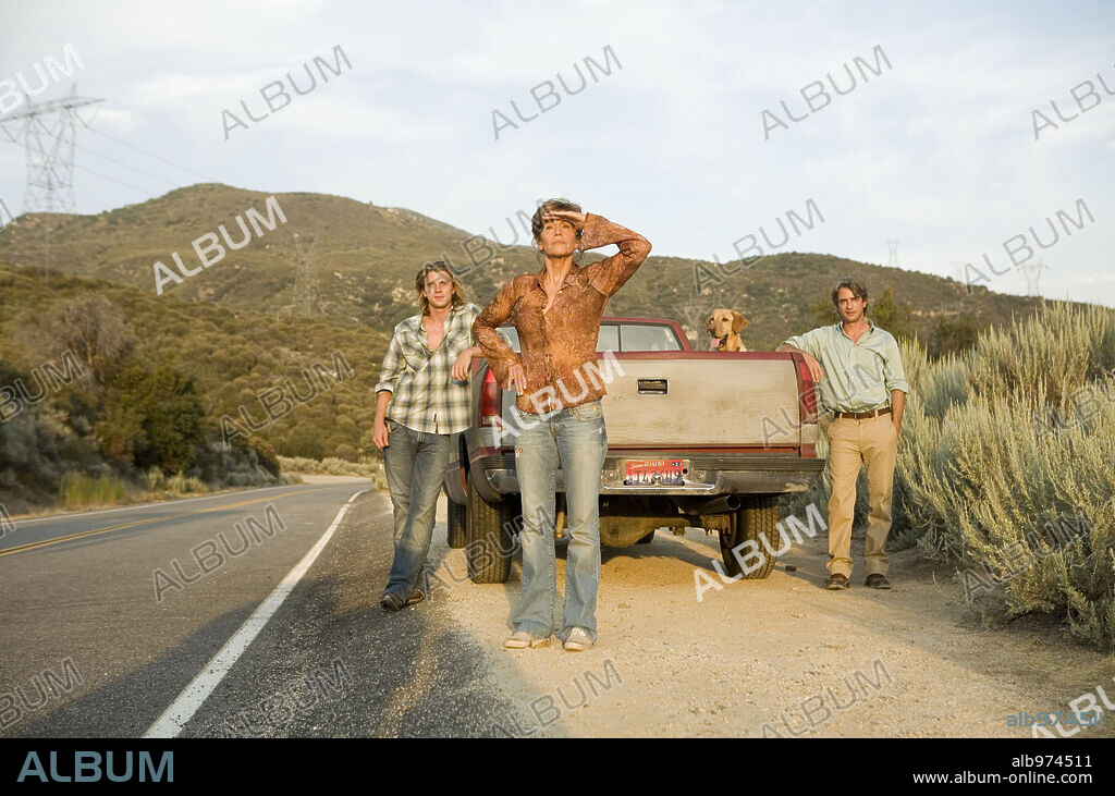 DERMOT MULRONEY, GARRETT HEDLUND and JANE FONDA in GEORGIA RULE, 2007, directed by GARRY MARSHALL. Copyright UNIVERSAL PICTURES/MORGAN CREEK PRODUCTIONS/TRUST ME / BATZDORFF, RON.