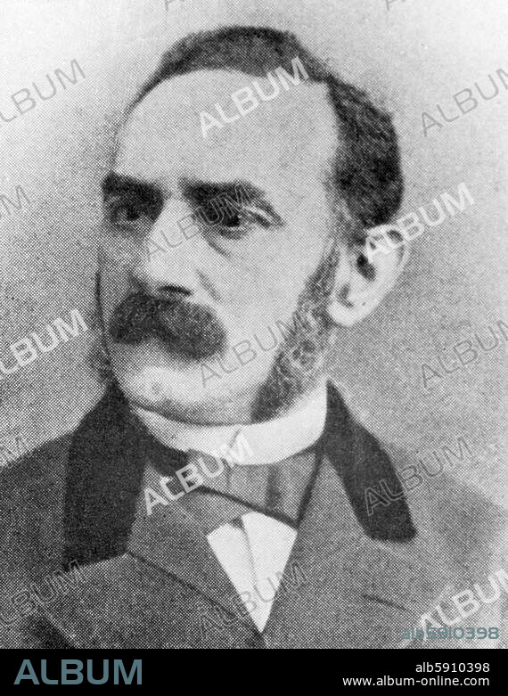 Kompert, Leopold. Schriftsteller; 15.5.1822 Münchengrätz, Böhmen - 23.11.1886 Wien. Porträt. Foto, um 1880.