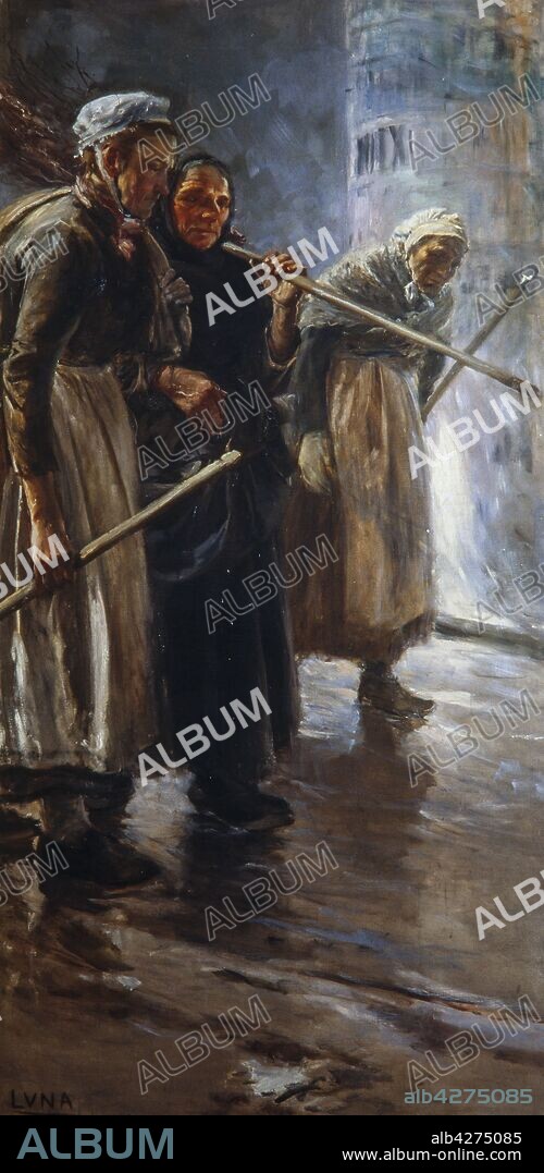 Juan Luna y Novicio / 'La vanguardia', 1892, Óleo sobre lienzo, 213 x 106 cm.