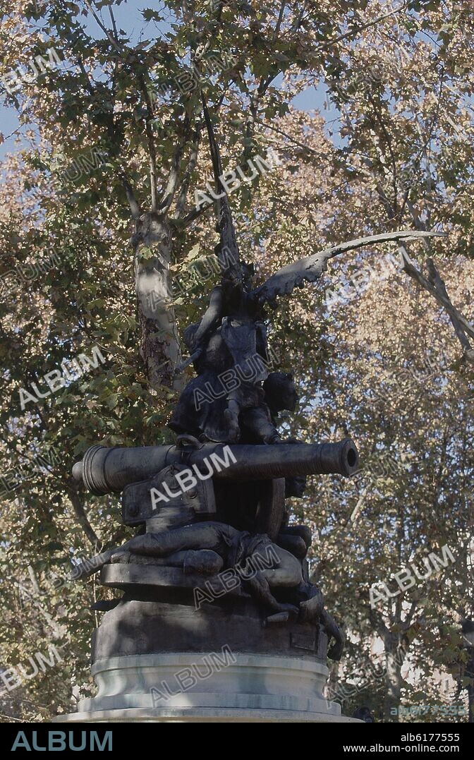 ANICETO MARINAS. MONUMENTO CONMEMORATIVO "AL PUEBLO DEL DOS DE MAYO DE 1808" - 1891.