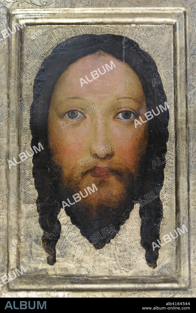 Vera Icon (Santo Rostro). Bohemia o Silesia, hacia 1410. Panel de madera. Procedente de la Iglesia de Santa María Magdalena, Wroclaw (Breslavia). Museo Nacional de Varsovia. Polonia.