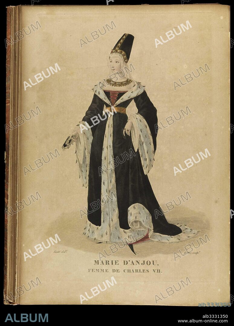 GEORGES JACQUES GATINE. Marie of Anjou, Queen of France.