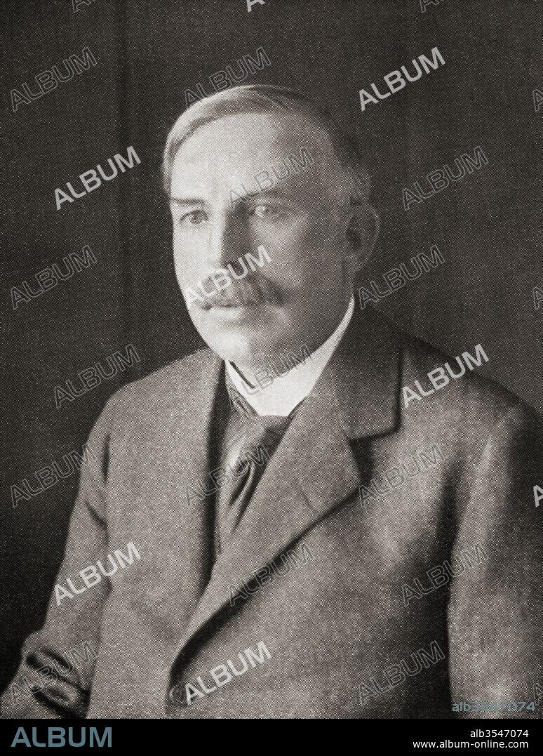 Ernest Rutherford, 1st Baron Rutherford of Nelson, 1871 – 1937. New Zealand-born British physicist. From Master Minds of Modern Science, published 1930.