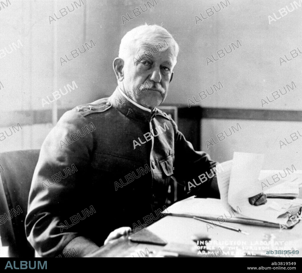 William Crawford Gorgas (October 3, 1854 - July 3, 1920) was a United States Army physician. In 1898 after the end of the Spanish-American War Gorgas was appointed Chief Sanitary Officer in Havana, working to eradicate yellow fever and malaria. He was made Surgeon General of the Army in 1914, in which position he was able to capitalize on the momentous work of another Army doctor, Major Walter Reed. He won international fame battling the illness, then the scourge of tropical and sub-tropical climates, first in Florida, later in Havana, Cuba and finally at the Panama Canal. In 1914 Gorgas and George Washington Goethals were awarded the inaugural Public Welfare Medal from the National Academy of Sciences. He received an honorary knighthood (KCMG) from King George V at the Queen Alexandra Military Hospital in the United Kingdom shortly before he died in 1920. at the age of 65.