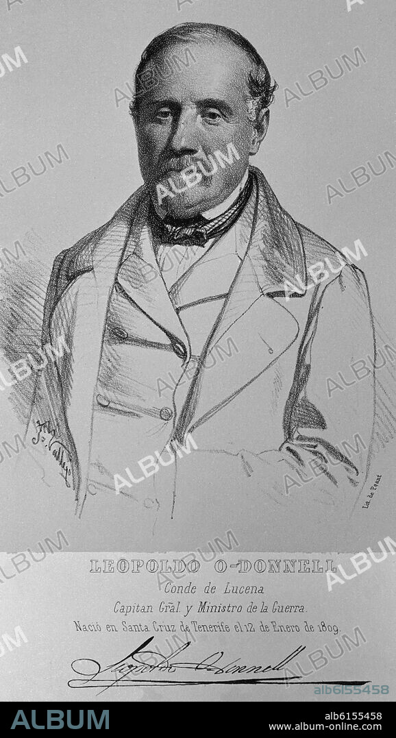 LEOPOLDO O'DONNELL 1809/1867.