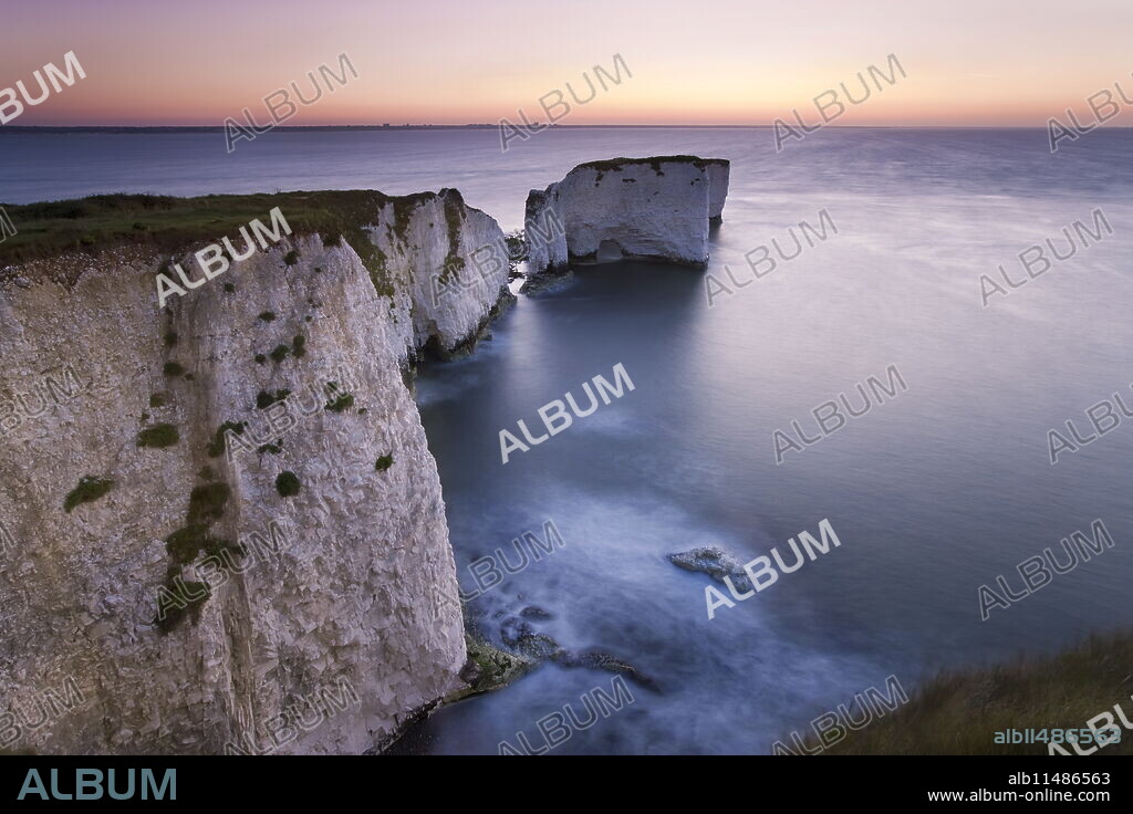 Old Harry Rocks, The Foreland or Handfast Point, Studland, Isle of Purbeck, Dorset, England, United Kingdom, Europe.