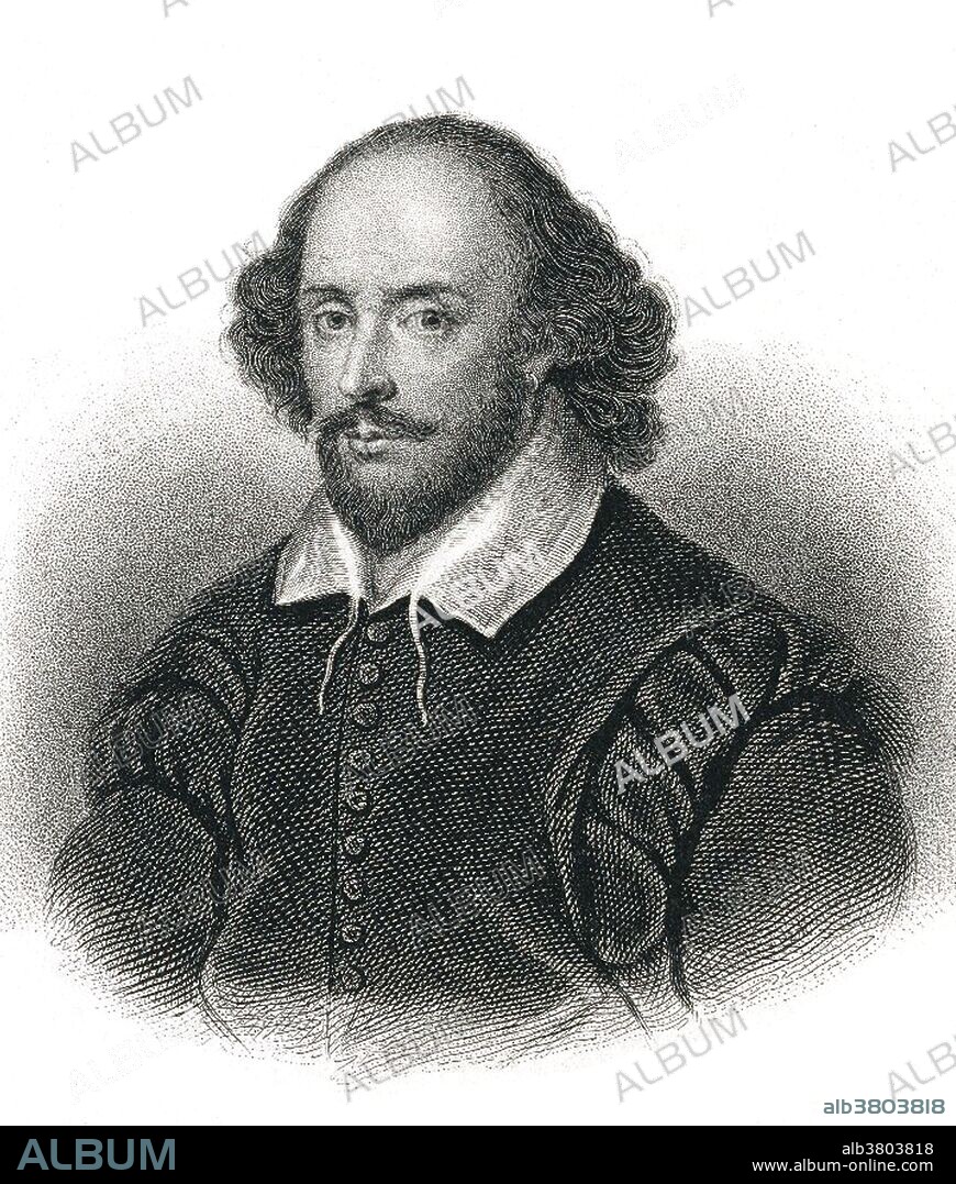 Entitled: "Shakespeare by A. Bourgeois, 19th century printmaker." William Shakespeare (baptized April 26, 1564 - April 23, 1616) was an English poet and playwright, regarded as the greatest writer in the English language. His plays have been translated into every major living language and are performed more often than those of any other playwright. Shakespeare produced most of his known work between 1589 and 1613. His early plays were mainly comedies and histories. He then wrote mainly tragedies until about 1608, including Hamlet, King Lear, Othello, and Macbeth, considered some of the finest works in the English language. In his last phase, he wrote tragicomedies, romances, and collaborated with other playwrights. Shakespeare was a respected poet and playwright in his own day, but his reputation did not rise to its present heights until the 19th century. His plays remain highly popular today and are constantly studied, performed, and reinterpreted in diverse cultural and political contexts throughout the world. Shakespeare died 1616, at the age of 52, within a month of signing his will, a document which he begins by describing himself as being in "perfect health". There is no surviving contemporary source that explains how or why he died.