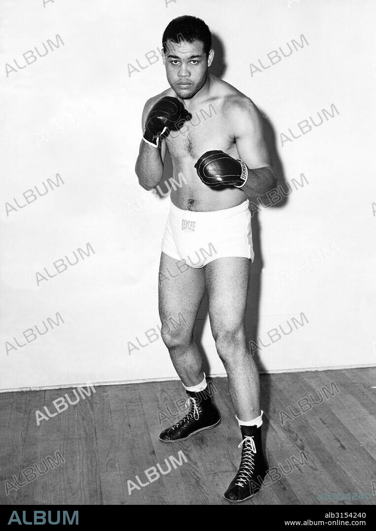 United States:   July, 1945 Joe Louis, heavyweight champion of the world.