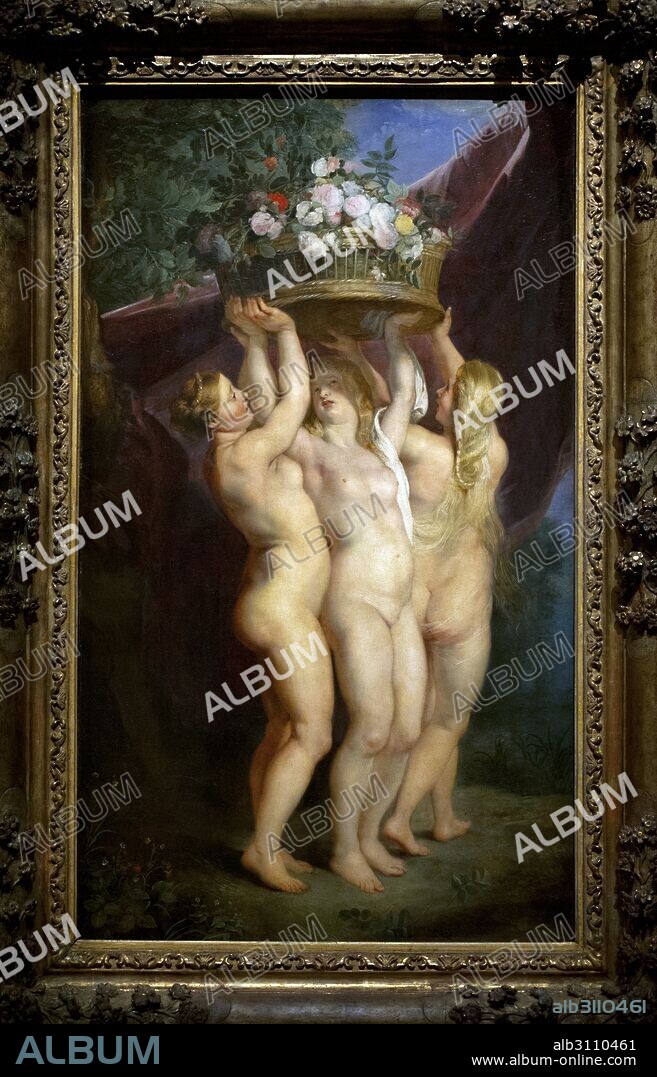 Peter Paul Rubens (1577-1640). Flemish painter. The Three Graces, 1620-1625. National Museum. Stockholm. Sweden.