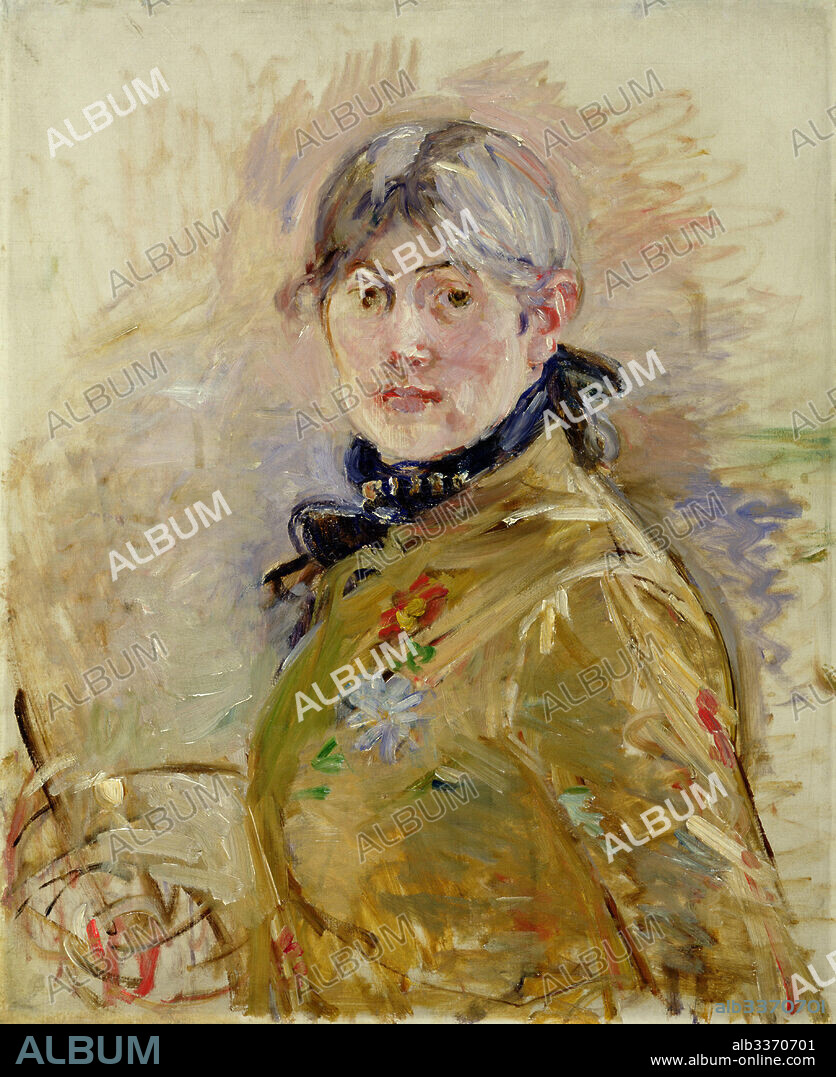 BERTHE MORISOT. Self-Portrait.
