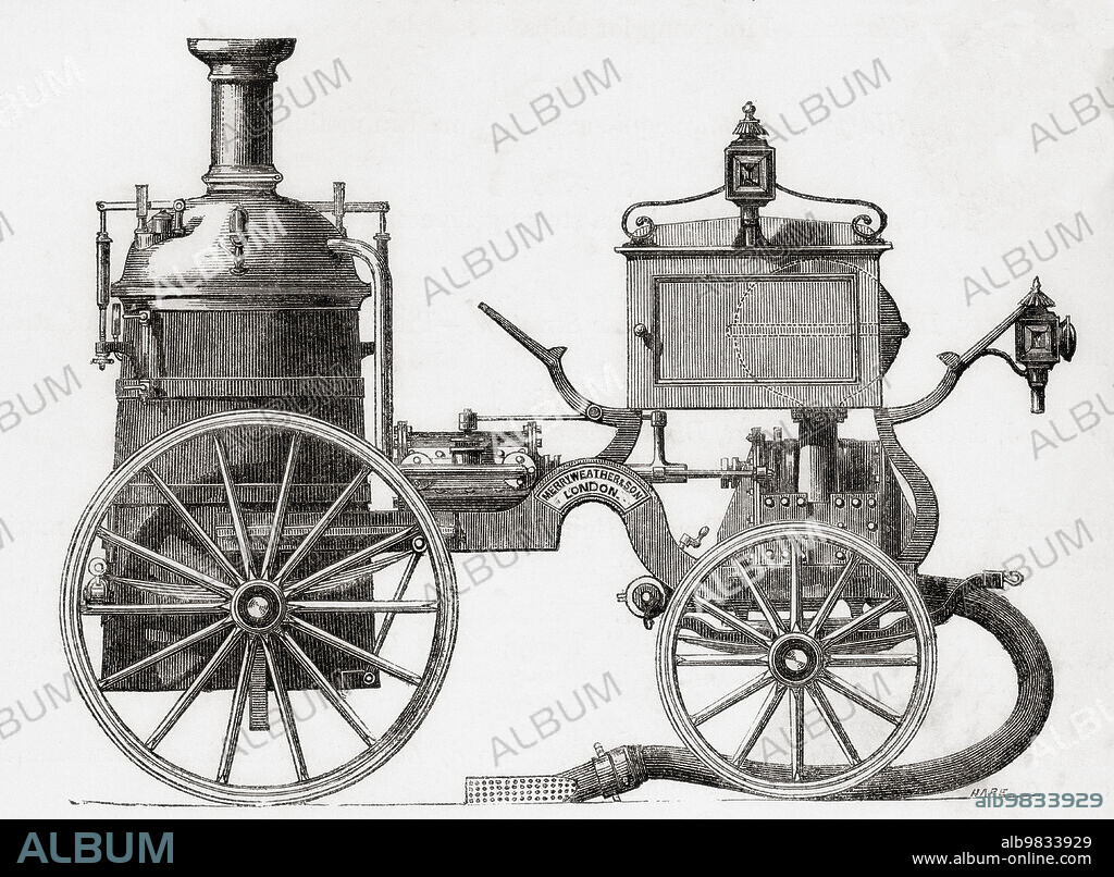 A compund rotary washing machine with rollers for wringing or mangling, designed by Richard Lansdale. From A Concise History of The International Exhibition of 1862, published 1862.